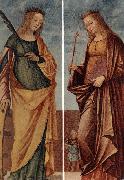 CARPACCIO, Vittore St Catherine of Alexandria and St Veneranda dfg oil